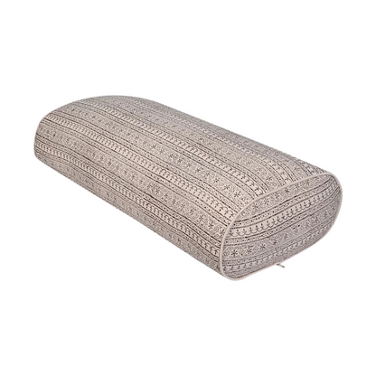 Oval Yoga Bolster – Rustic Elegance,Handcrafted & Artisan-Made
