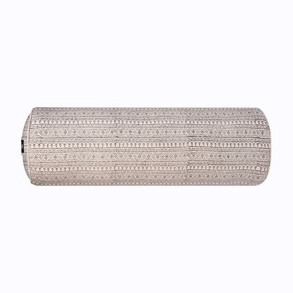 Round Yoga Bolster – Rustic Elegance, Handcrafted & Artisan-Made