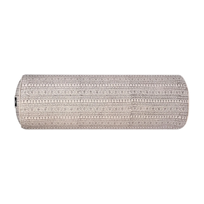 Round Yoga Bolster – Rustic Elegance, Handcrafted & Artisan-Made