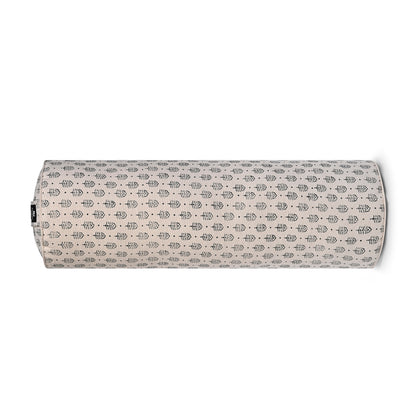Round Yoga Bolster – Floral Grace, Handcrafted & Artisan-Made