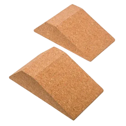 Cork Squat Wedges - For Elevated Squats & Calf Stretch- Pair