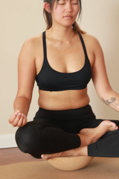 Zenvibes Half Ball Balance Board | Balanced Semicircle for Balance Training, Yoga & Fitness