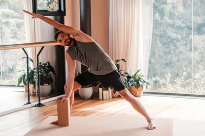 XXL Extra Large Size Cork Big YogaMat with Rubber Back | Plain |135cm X 180cm |5mm