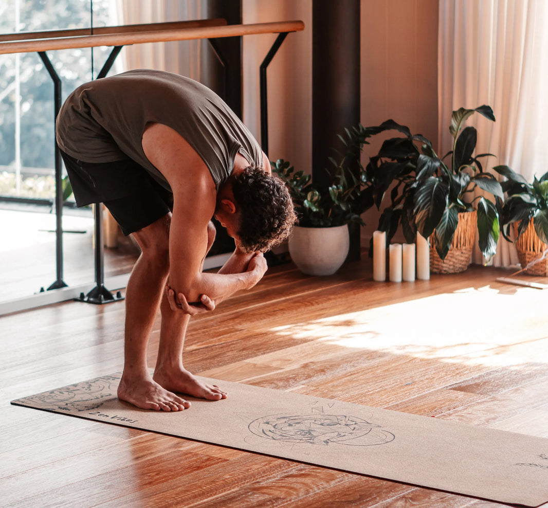 Comfort Cork Yoga Mat 5mm - Fearless Tiger