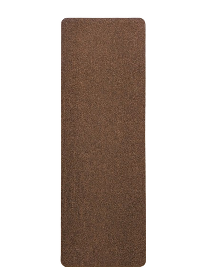 Extra Wide & Large Comfort Cork Yoga Mat 5mm - Cocoa Brown