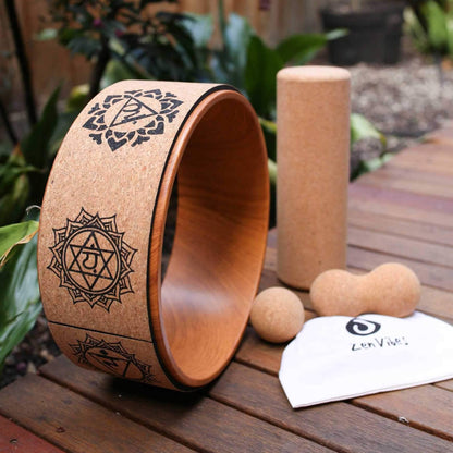 100% Natural Cork Wheel - 7 Chakra