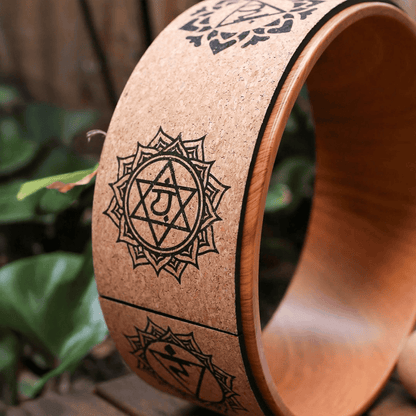 100% Natural Cork Wheel - 7 Chakra