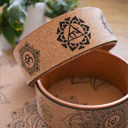 100% Natural Cork Wheel - 7 Chakra