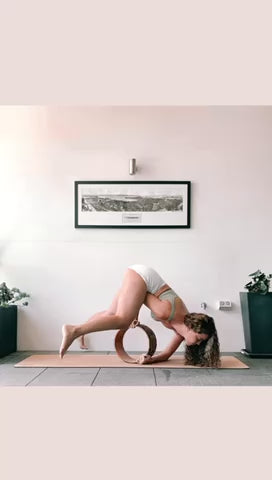 Travel Cork Yoga Mat - Ornamental Mandala Demo