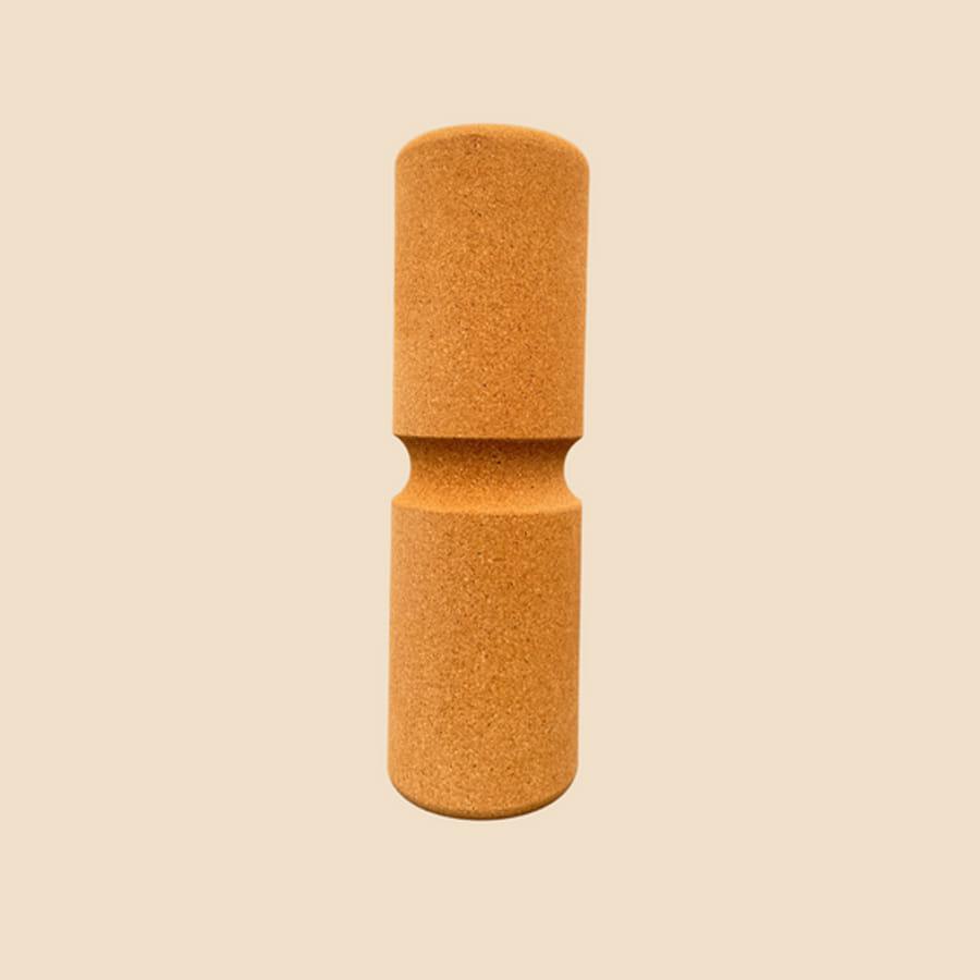 100% Natural Cork Roller | Spinal Stabilization Roller | 33 cms x 10 cms - Zenvibes