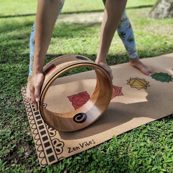 Cork Wheel - Colorful '7 Chakra' - Zenvibes