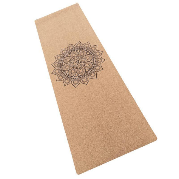 Premium Cork Yoga Mat with Rubber Back | Sunflower | 4.5 mm - Zenvibes