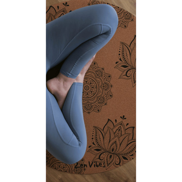 Sacred Lotus Meditation Mat - 100 cms - Zenvibes