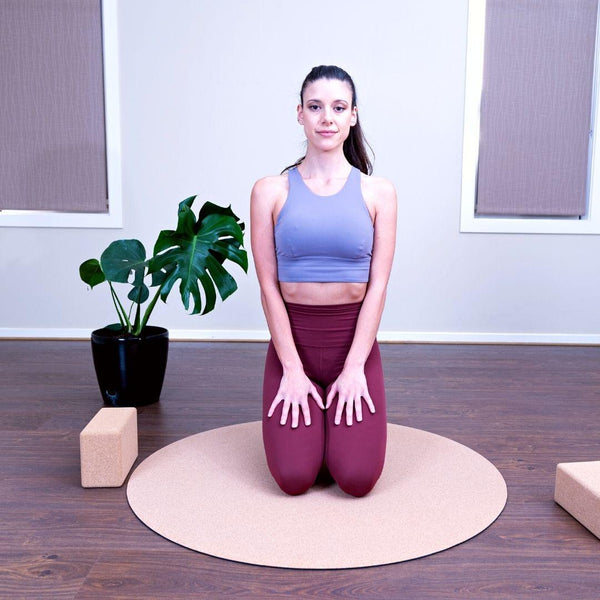 Simply Plain Cork Round Mat - 100 cms - Zenvibes