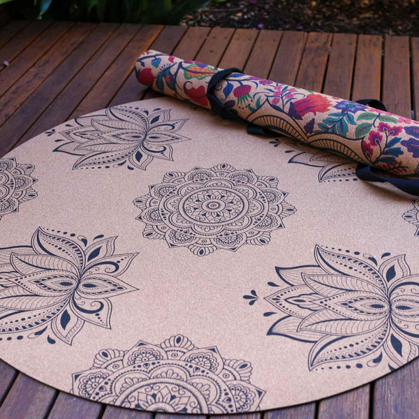 Sacred Lotus Meditation Mat - 100 cms - Zenvibes