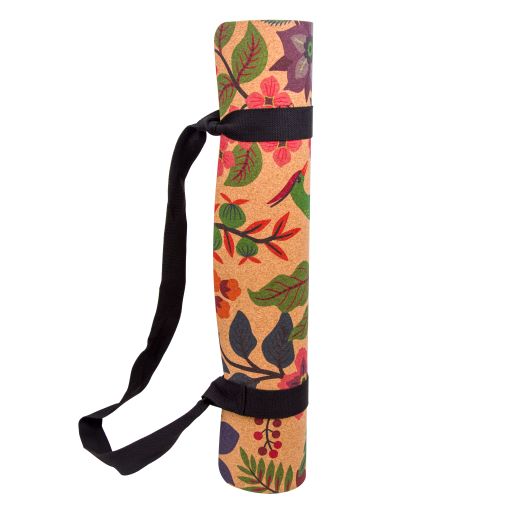 Premium Cork Yoga Mat with Rubber Back | Ornamental Mandala | 4.5 mm - Zenvibes