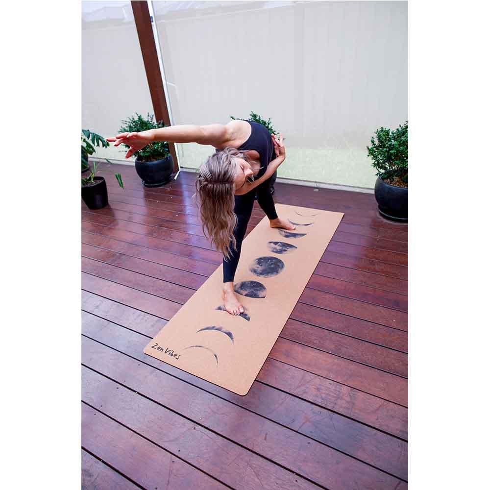 Moon Phase Printed Yoga Mat Buy Eco friendly Exercise Mat Zenvibes