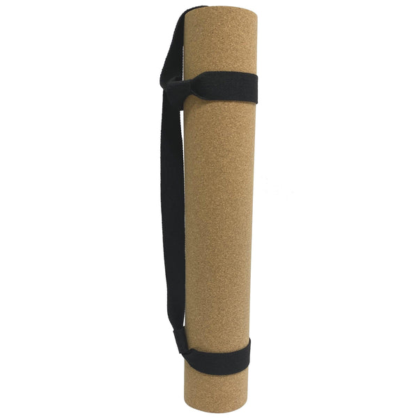 Extra Thick Cork Yoga Mat with Rubber Back + Cotton Bag | Plain | 7 mm - Zenvibes