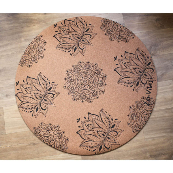 Sacred Lotus Meditation Mat - 100 cms - Zenvibes