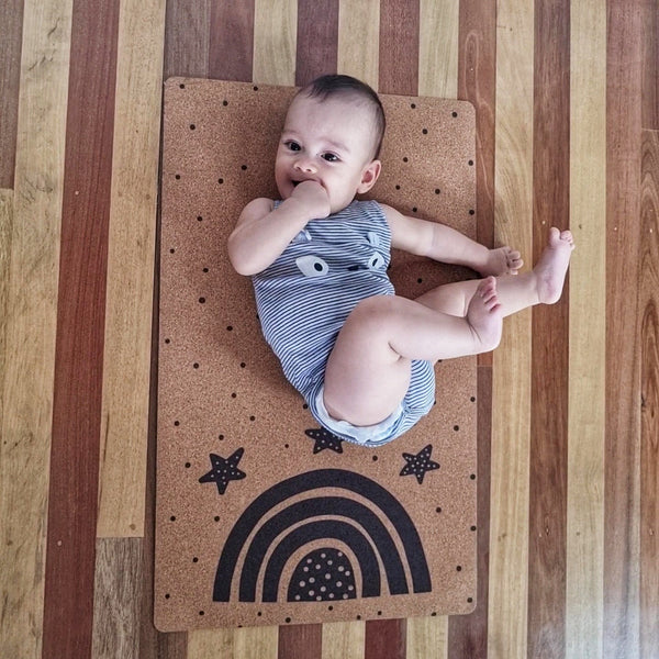 Cork Baby Change Mat | Rainbow - Zenvibes