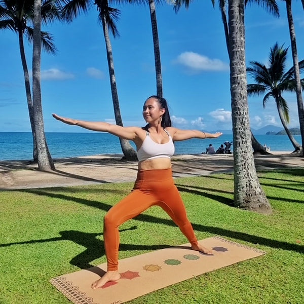 Premium Cork Yoga Mat with Rubber Back | 7- Chakra | 4.5 mm - Zenvibes