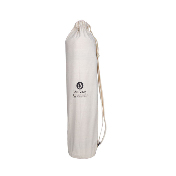 Extra Thick Cork Yoga Mat with Rubber Back +Cotton Bag | Proteus Aussie Palm | 7 mm - Zenvibes