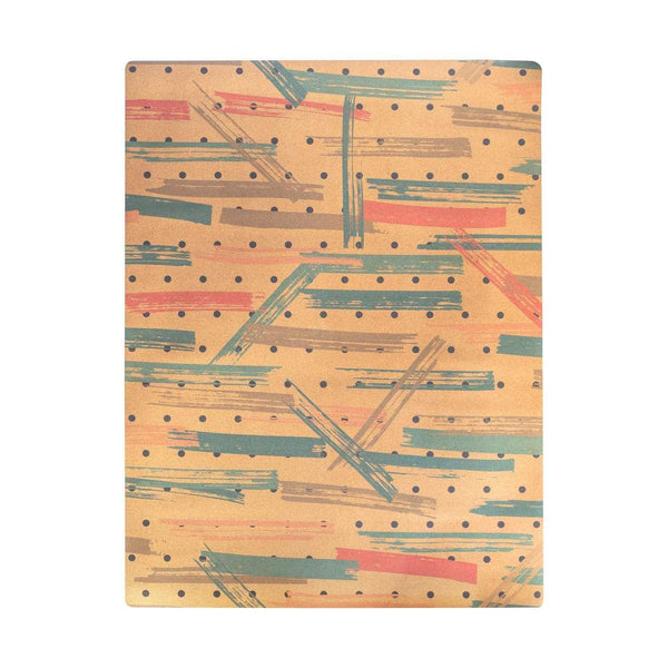 Cork Kids Play Mat | Rectangle 135cm X 180cm | Brush Strokes & Dots Abstract - Zenvibes