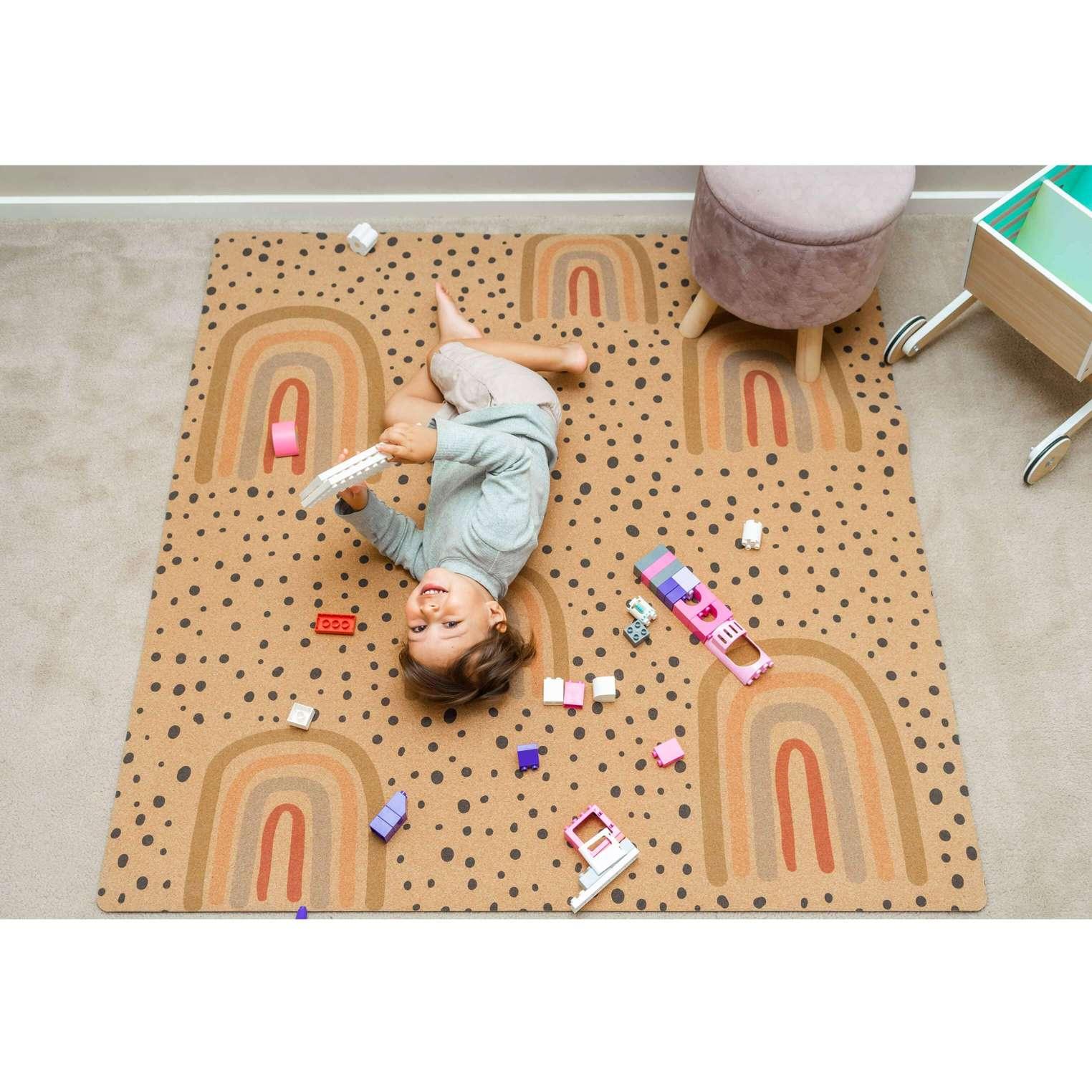 Cork playmat sales