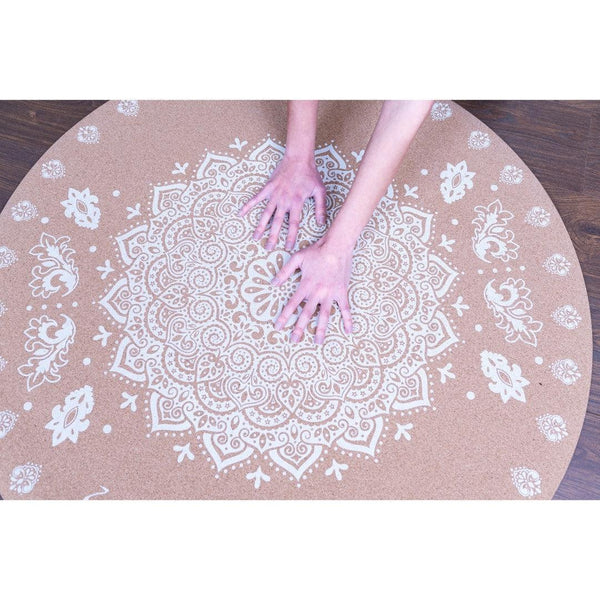 Floral Ornamental Meditation Mat - 100 cms - Zenvibes