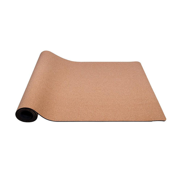 Extra Large Cork Yoga Mat with Rubber Back | Plain | 200cms x 70cms | 4.5mm - Zenvibes